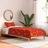 Deny Designs Twin/ Twin Extra Long Carriecantwell Sparkling Stars Comforter and Pillow Sham Gold - 2 of 4