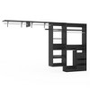 Aheaplus 132" Modular Closet System with Adjustable Shelves and Drawers, Wall-mounted Space-Saving Closet Organizer with Hanging Rods - 2 of 4