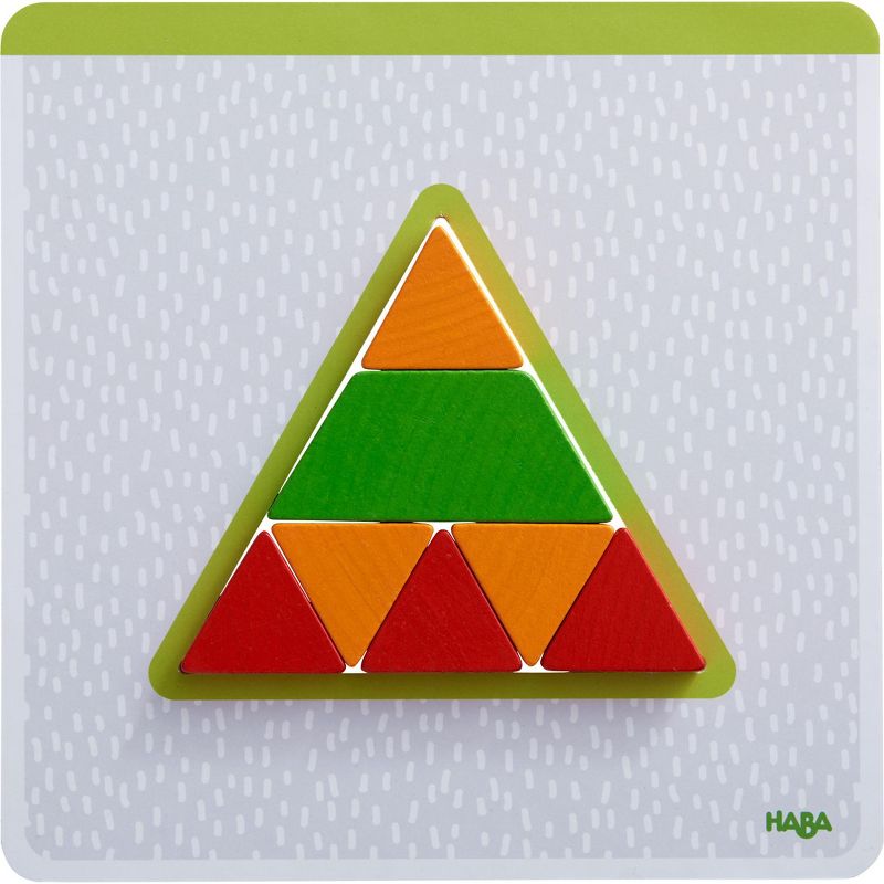 HABA Colorful Shapes Beginner Tangrams Pattern Blocks Wooden Arranging Game, 5 of 7