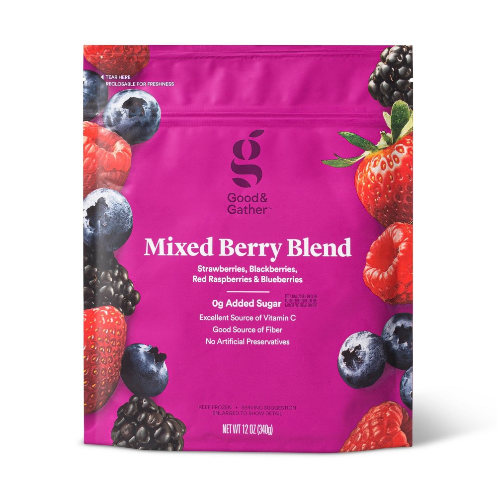 MIXED BERRY BLEND STRAWBERRIES, BLACKBERRIES, RED RASPBERRIES & BLUEBERRIES