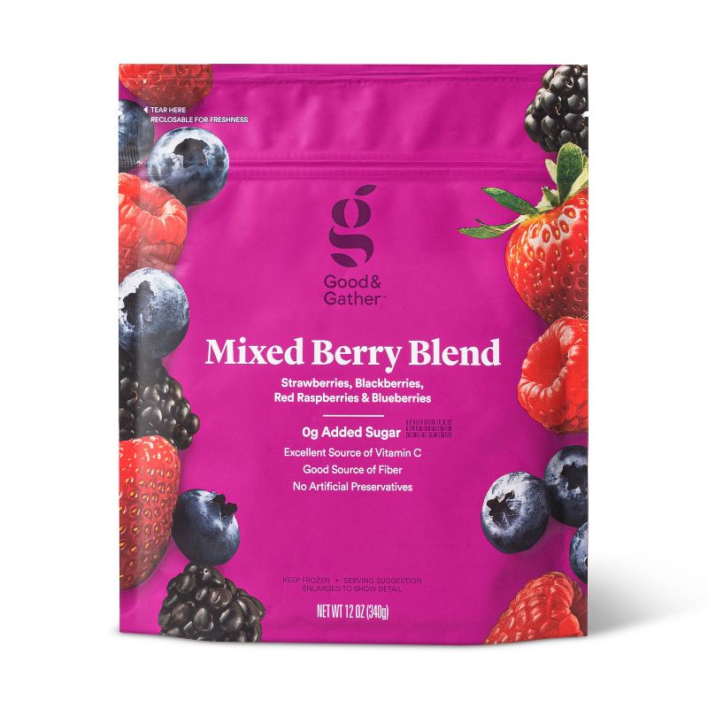 Frozen Mixed Berries - 12oz - Good &#38; Gather&#8482;, 1 of 5