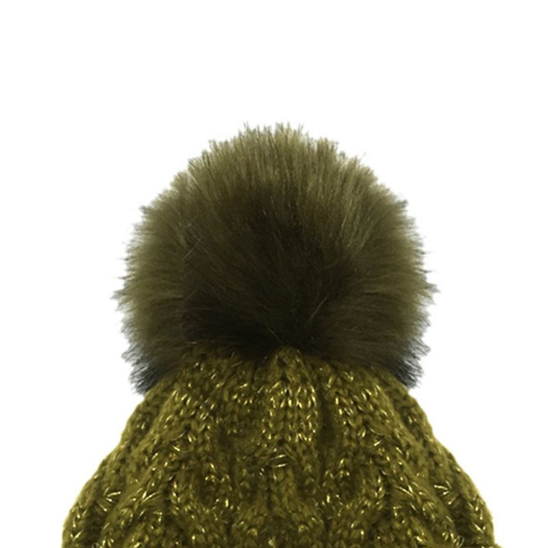 Charles Albert Girl's Pom Beanies - Kids Winter Hat, 3 of 4