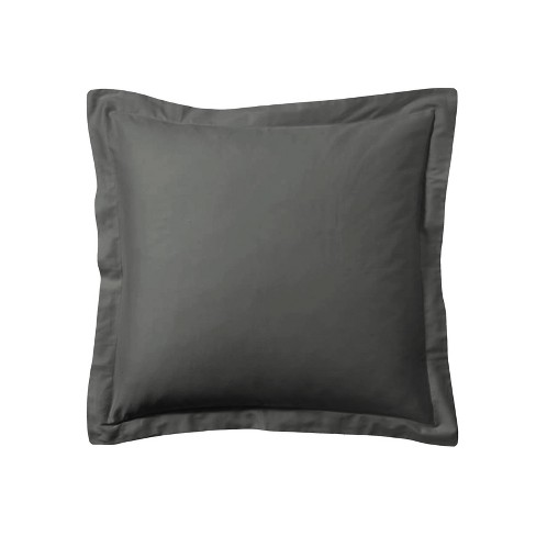 Dark gray shop euro pillow shams