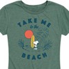 Women's - Peanuts - Take Me To The Beach Short Sleeve Graphic T-Shirt - 2 of 4
