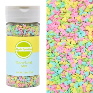 Mystic Sprinkles Hop-a-Long Easter Confetti Sprinkle Mix 2.6oz Bottle - 1 of 4