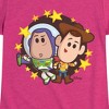 Girls' - Disney - Buzz And Woody Fitted Short Sleeve Graphic T-Shirt - 2 of 4