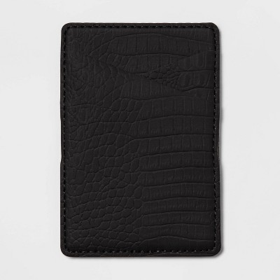 heyday™ Cell Phone Wallet Pocket with MagSafe - Black Croc