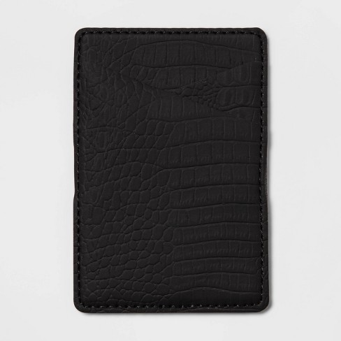 Cell Phone Wallet Pocket With Magsafe - Heyday™ Black Croc : Target