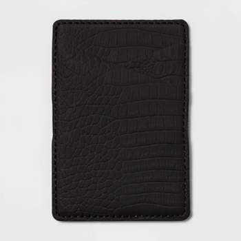Cell Phone Wallet Pocket with MagSafe - heyday™ Black Croc