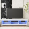 Hommpa 57" LED TV Stand for TVs Up to 65" with Storage Media Console Entertainment Center - 2 of 4