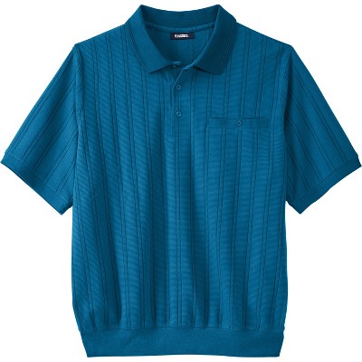 KingSize Men's Big & Tall Banded Bottom Polo Shirt