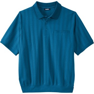KingSize Men's Big & Tall Banded Bottom Polo Shirt - 1 of 4