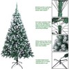 7FT PVC Christmas Tree - 870 Branch Tips, Full Size Holiday Decoration, Indoor and Outdoor Use, Metal Stand Included, Artificial Pine Tree - 4 of 4