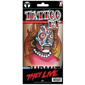 Tinsley Transfers They Live Temporary Tattoo Sheet Halloween Costume - Multicolor One Size - 1 of 2