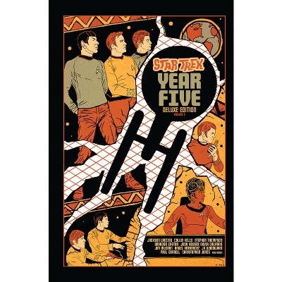 Star Trek: Year Five Deluxe Edition--Book Two - by  Jackson Lanzing & Collin Kelly & Brandon Easton (Hardcover)