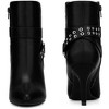 BLISSFUL STEP Pointed Toe with Buckle Dressy Stiletto Heel Ankle Boots for Women - 2 of 4
