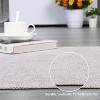 Washable Area Rugs, Modern Woven Office Floor Carpet Contemporary Rug, Living Room Rug, Soft Surface, Durable Edge, Non-Slip Backing - 4 of 4
