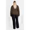 CITY CHIC | Women's Plus Size  Ivy Jumper - walnut - 18W - 3 of 4