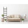 Storied Home Wood Blanket Ladder Black: Fir Wood 6-Rung Decorative Wall Ladder, No Assembly Required - 2 of 4