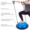 23-Inch Balance Ball, 1600 Lbs Inflatable Half Exercise Ball Balance Trainer with Nonslip Base, Half Yoga Ball Strength Training Equipment, Blue - 3 of 4