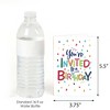 Big Dot of Happiness Cheerful Happy Birthday - Fill In Colorful Birthday Party Invitations (8 count) - 3 of 4