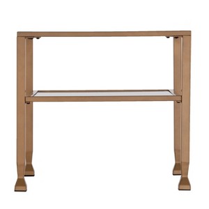 Jaymes Gold Metal and Glass Bunching Cocktail Table - Gold - SEI - 1 of 4