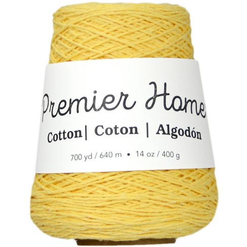Premier Home Cotton Yarn Cone-Yellow
