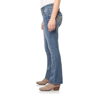 WallFlower Women's Luscious Curvy Bootcut Mid-Rise Insta Stretch Juniors Jeans (Standard and Plus) - 1 of 4