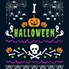 Men's Design By Humans Halloween Lover Ugly Sweater By machmigo Tank Top - 2 of 3