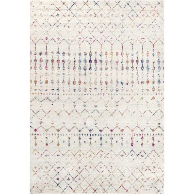 nuLOOM Moroccan Blythe Area Rug - 6' 7 x 9' Light Multi