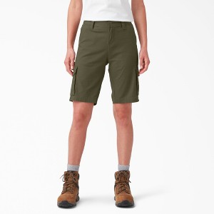 Dickies Women's Ripstop Cargo Shorts, 9" - 1 of 4