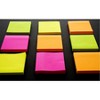 BAZIC Products® Stick On Notes, 3" x 3", Neon, 90 Sheets, Pack of 12 - 2 of 4
