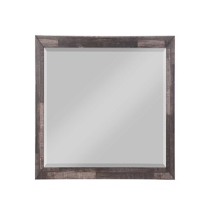 FONTOI Mirror Furniture Rectangular Wall Mirror Mahogany Frame Design Brings Classic Sophistication for Bedroom Living Room, Dark Brown, 1"*48"*36" - 1 of 4