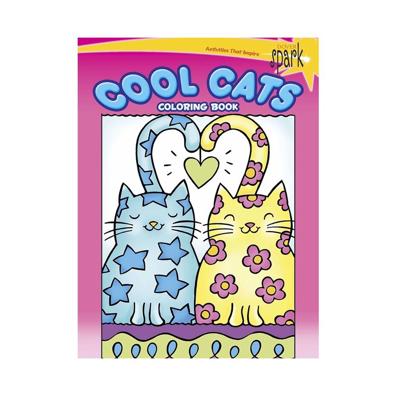 Spark Cool Cats Coloring Book - (Dover Animal Coloring Books) by  Noelle Dahlen (Paperback), 1 of 2