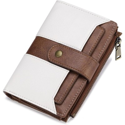 BEAFUP Wallets for Women - Stylish PU Leather Bifold Wallet with RFID Blocking & ID Window - Perfect for Travel,Parties and Shopping