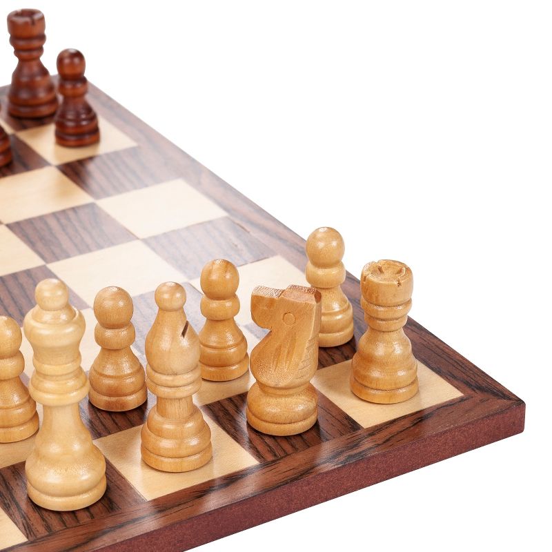 WE Games Classic Staunton Wood Chess Set - 12 in. Board, 2.75 in. King, 2 of 6