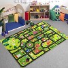Kids Playroom Rug, Washable Non-Slip Educational Carpet, Stain-Resistant Learning Game Mat for Baby Room, Classroom - 4 of 4