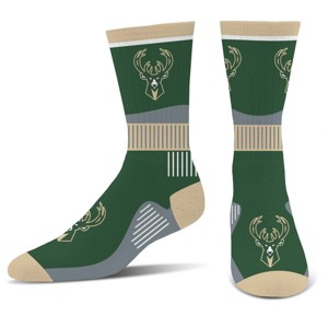 NBA Milwaukee Bucks Large Crew Socks - 1 of 3