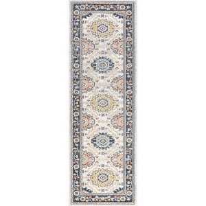 Nuloom Bonia Traditional Medallion Pet Friendly Machine Washable Area Rug - 1 of 4