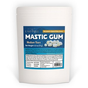 Eastanbul Mastic Gum Chewing Gum,Medium Sized Natural Tears of Chios, 0.53oz - 1 of 4