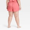 Women's Luxury Collection Shadow Striped Satin Pajama Shorts - Auden™ - 2 of 4