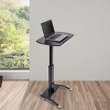 Stand Up Desk Store Pneumatic Adjustable Height Tilting Laptop Lectern Speakers Podium - 4 of 4