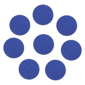 Unique Bargains Durable Felt Fabric Non-Slip Self-Adhesive Elastic Furniture Pads Black 8 Pcs - 1 of 4