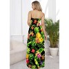 HAPPY BAY Women's Tube Dress Casual Maxi Dress Large-X-Large Metal Floral - 3 of 4
