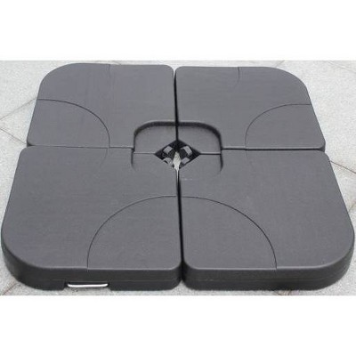 Square Fillable Offset Umbrella Base - Black - Backyard Expressions