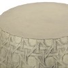 NicBex Minimalist Concrete End Table, Outdoor Accent Side Table, LightWeight Weather-Resistant Balcony Stool for Yard Patio Garden - 4 of 4