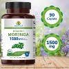 Brieofood Organic Moringa 1500mg, 45 Servings, Vegetarian, Gluten Free, 90 Vegetarian Tablets - 3 of 4