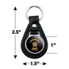 Kennesaw State Owls Black Leather Keychain - 2 of 4