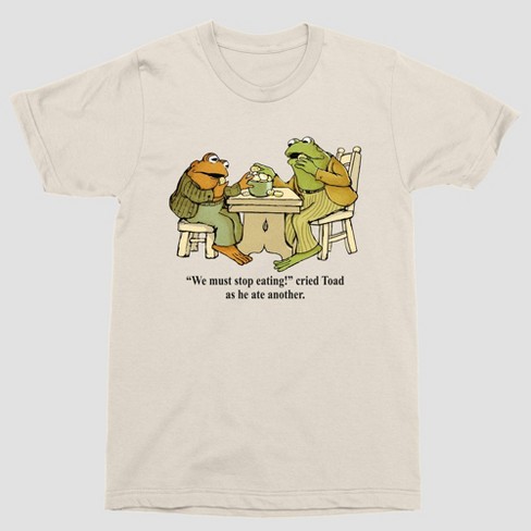 Men's Frog and Toad Short Sleeve Graphic T-Shirt - Tan S