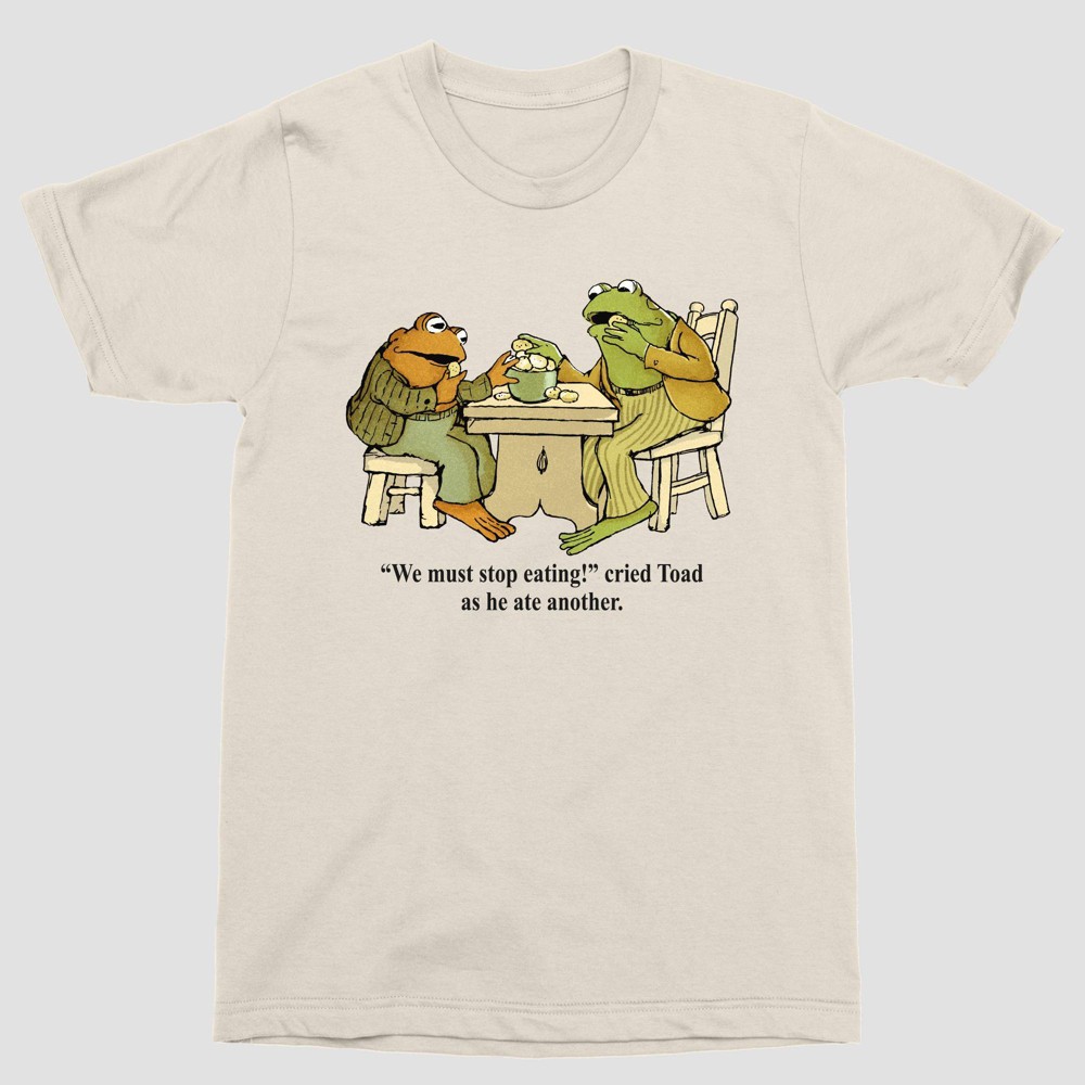 Men's Frog and Toad Short Sleeve Graphic T-Shirt - Tan XXL